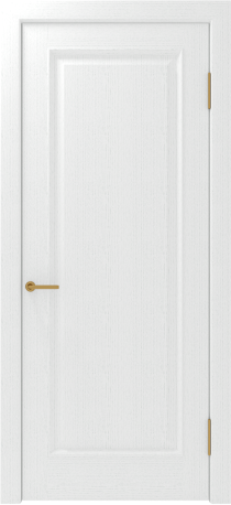 Дверь межкомнатная из шпона дуба и ясеня "Капричо-1" белый