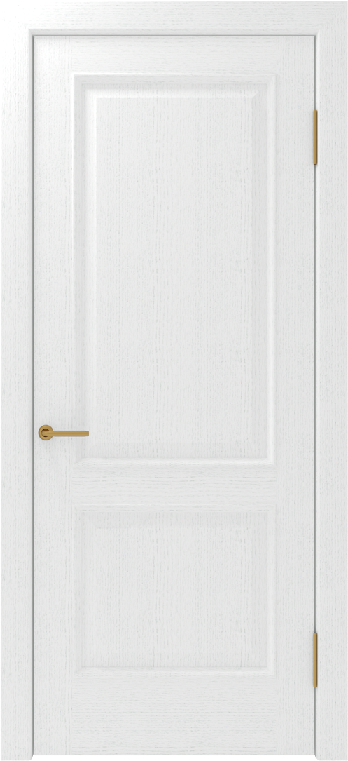 Дверь межкомнатная из шпона дуба и ясеня "Капричо-2" белый